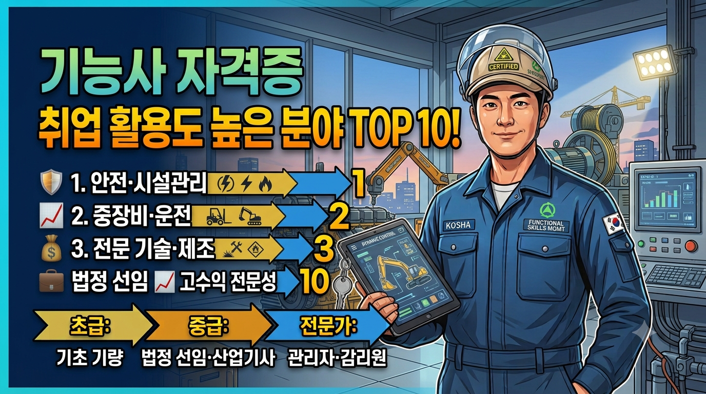 취업활용도 높은분야